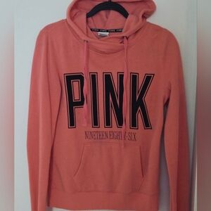 Victoria's Secret PINK Womens Pullover Sweatshirt Hoodie Size XS